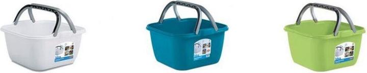 Actual product image Kerbl Square plastic basket with handles (1 pcs.)