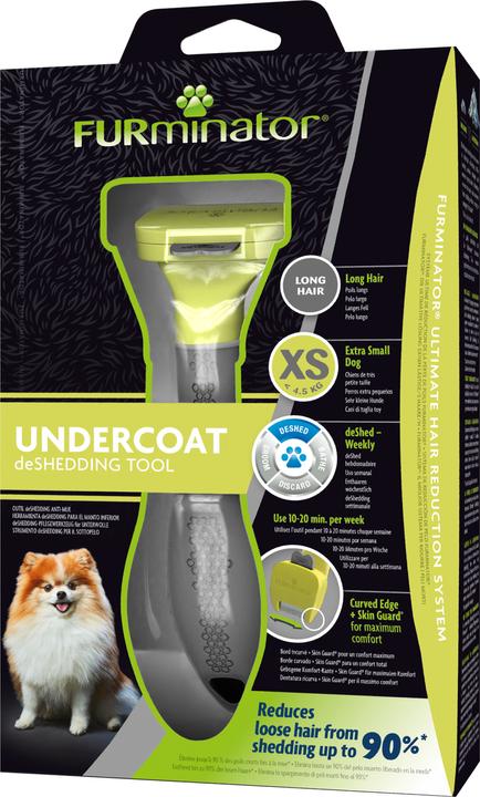 Immagine prodotto FURminator 4048422144243 Spazzola e pettine per animali domestici Nero, giallo Spazzola per cani (Cane)