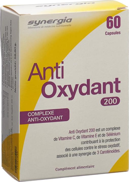 Image du produit Antioxydan ANTIOXYDANT 200, 60 gélules (60 pièce(s), Capsules, 102 g)