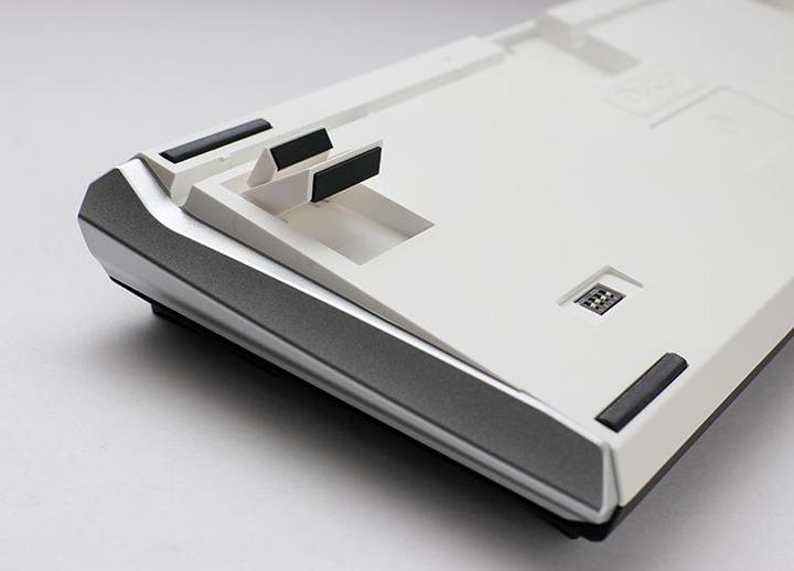 Actual product image Ducky One 3 Classic Black/White TKL Gaming Keyboard, RGB LED - MX-Silent-Red (DE, Cable)