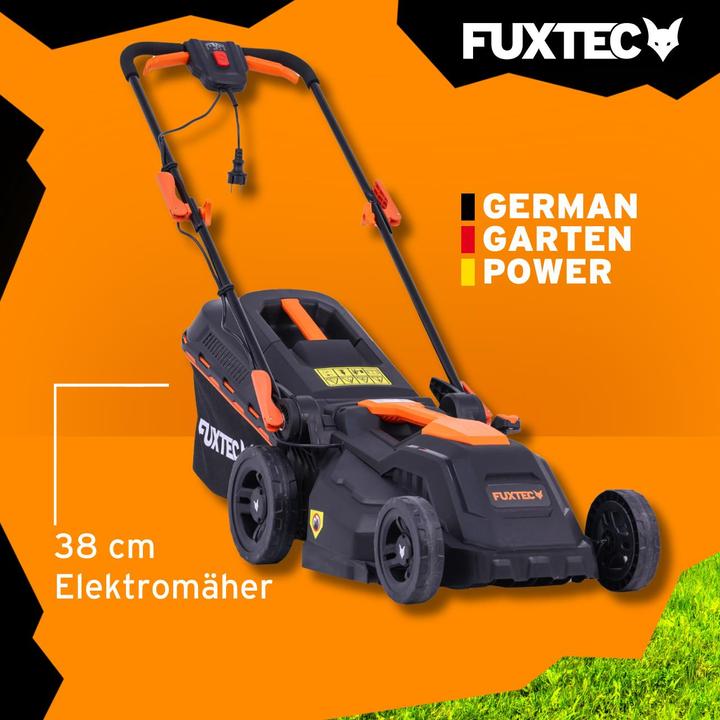 Produktbild Fuxtec Elektro Rasenmäher mit Kabel FX-RME38 (Netzbetrieb)