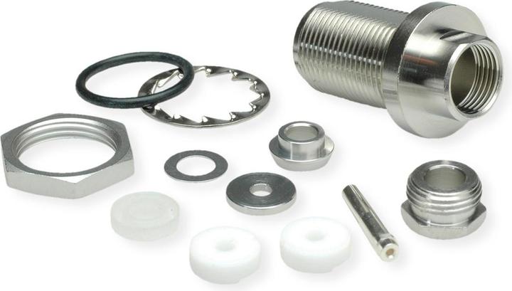 Actual product image Telegärtner N female cable gland G1, G5 compression fitting IP 67, B06, Z10, G01 (RG-58 C/U), G05 (RG-223/U)