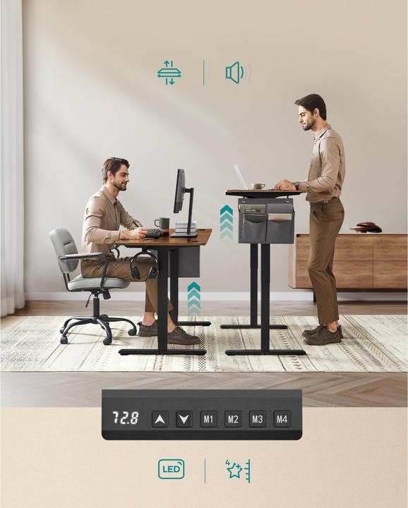 Image du produit Songmics Table haute (120 x 60 x 120 cm)
