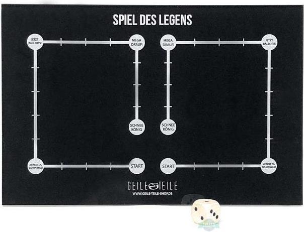 Produktbild Geile Teile Schnupftabak-Unterlage Acryl - Spiel des Legens