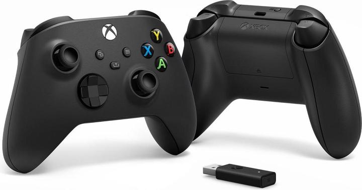 Produktbild Microsoft Xbox Wireless Controller + Wireless Adapter for Windows 10 (Xbox One X, Xbox Series X, PC, Xbox One S, Xbox Series S)