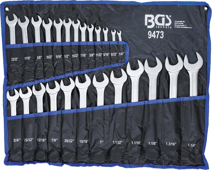 Produktbild BGS Maul-Ringschlüsselsatz (1/4")