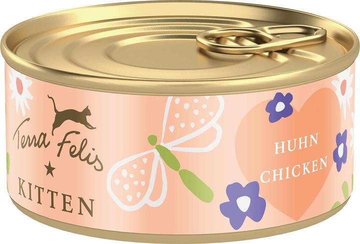Terra Faelis Nassfutter Kitten Huhn 70 g (Welpe + Kitten, 1 Stk., 70 g)