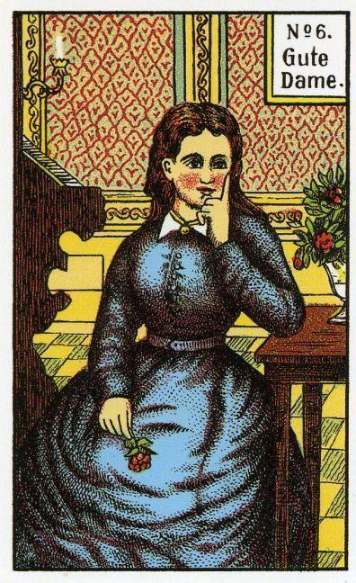 Actual product image Original Kipper fortune telling cards (German)