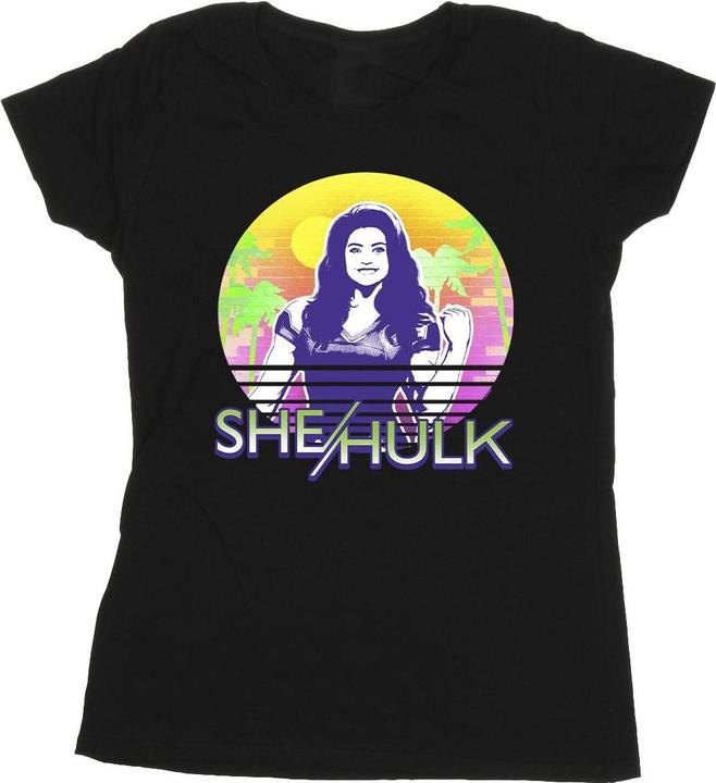 Image du produit - T-shirt SHE-HULK: ATTORNEY AT LAW SUNSET SMILE - Femme (XL)