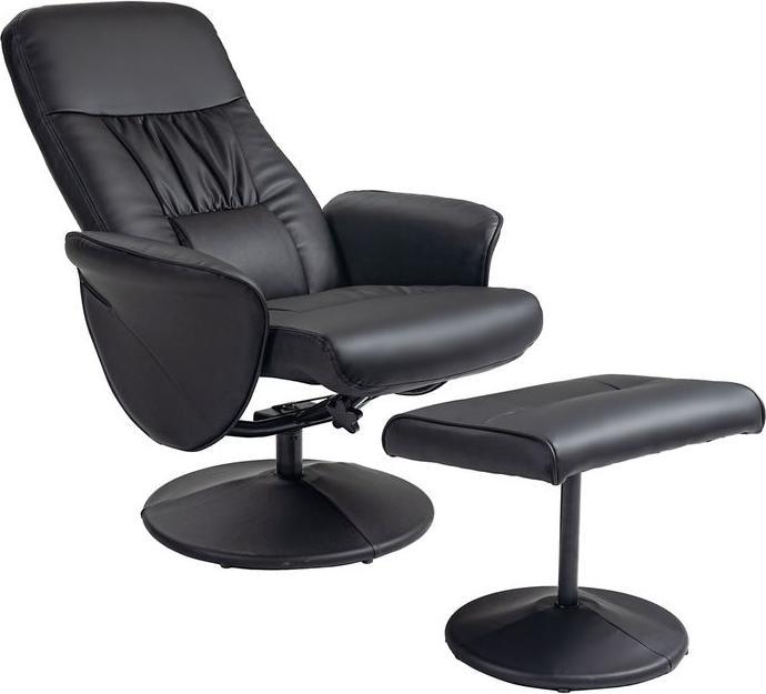Image du produit Swisshandel24 Fauteuil relax avec pouf, Fauteuil TV, Fauteuil TV inclinable, Fauteuil pivotant pour salon
