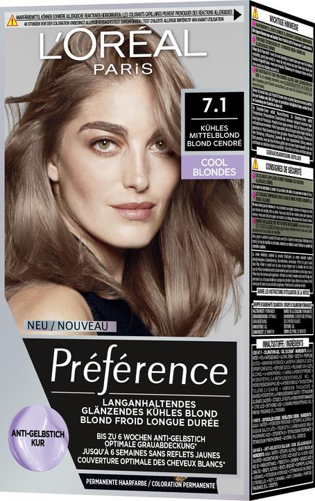 Immagine prodotto L'Oréal Paris Preference Cool Blondes (Biondo Cendré, Biondo medio freddo)