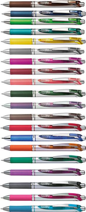 Actual product image Pentel EnerGel Xm (Black, Silver, 1 x)
