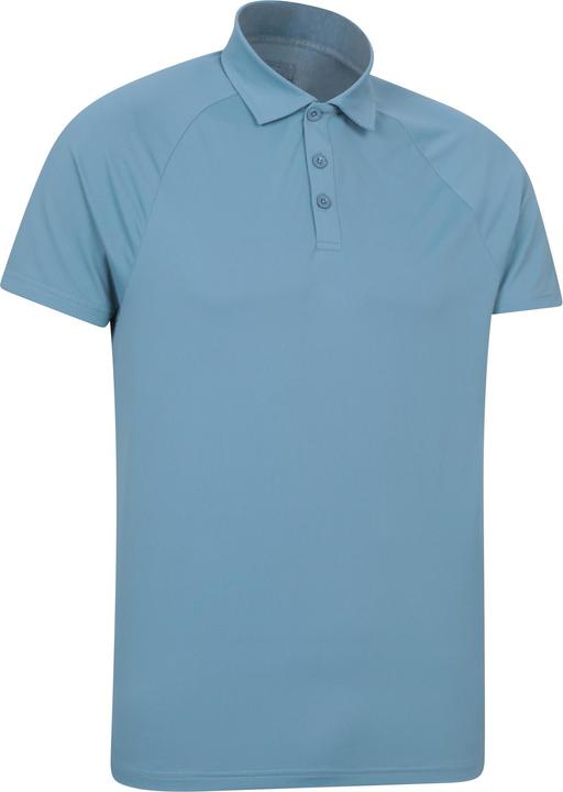 Actual product image Mountain Warehouse Mens IsoCool Lightweight Polo Shirt (M)