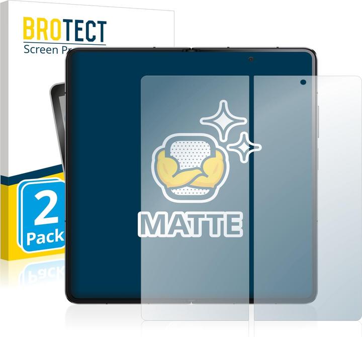 Actual product image BROTECT Anti-glare film Screen protector Matt screen protector film (2 Piece, Honor Magic V)