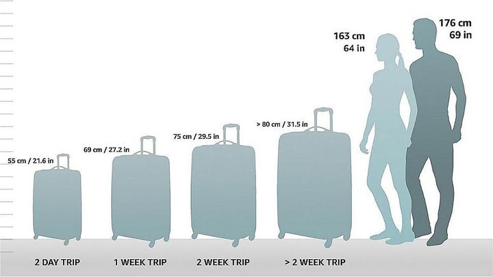 Actual product image Psngr Seattle 3pcs suitcase set (236 l)