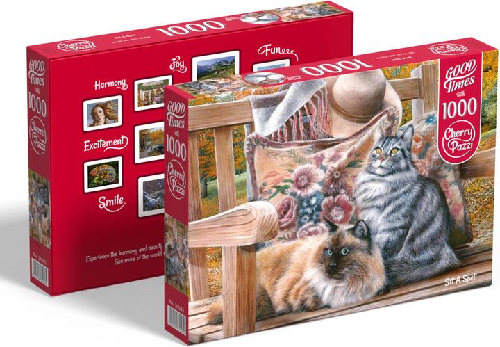 Image du produit Cherry Pazzi Puzzle Chat assis 1000 pièces (1000 pièces)