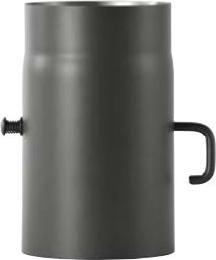 Produktbild Bertrams Kaminrohr mit Drosselklappe Ø120mm schwarz