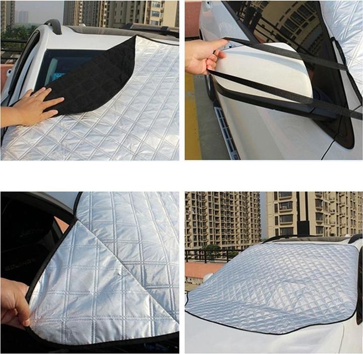 Actual product image Werkstein Magnetische Frontscheiben Abdeckplane Windschutzscheibe UV-Schutz (193x126cm)