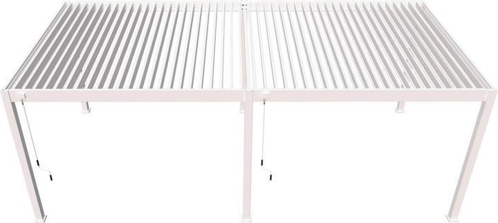 Immagine prodotto Weide Pergola Deluxe Plus 3,6x7,2m con tetto a doghe bianco (360 cm, 720 cm)