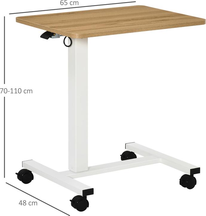 Produktbild Homcom Stehpult mit Rollen (65 x 48 x 110 cm)