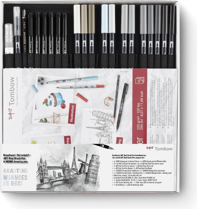 Actual product image Tombow Set Abt (Grey, 1 x)