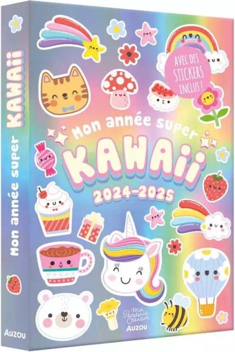 Image du produit Auzou France Mon année super kawaii 2024-2025 : avec des stickers inclus!