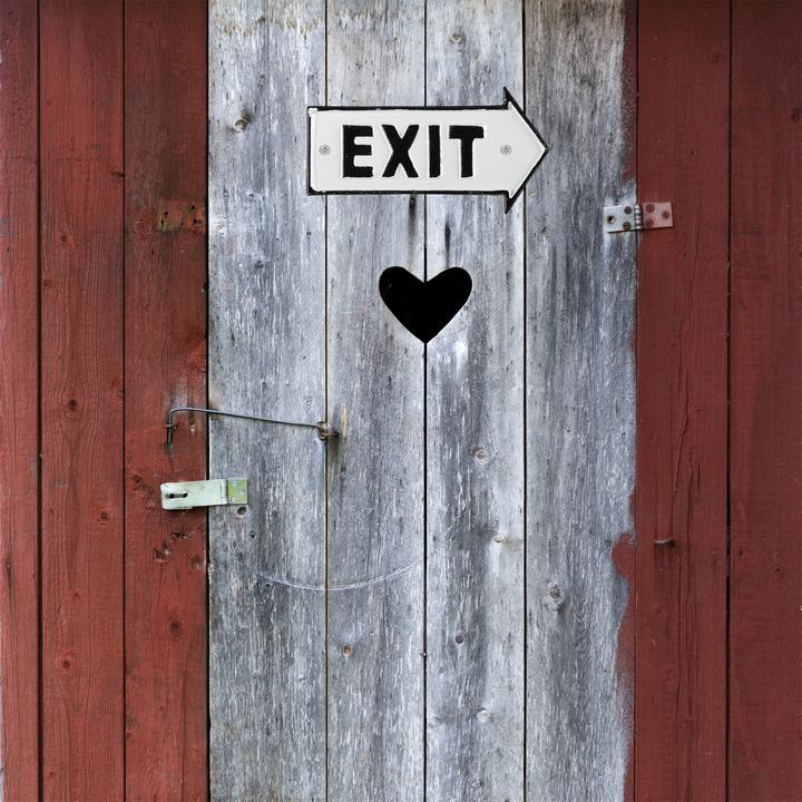 Actual product image Relaxdays Exit Sign Arrow