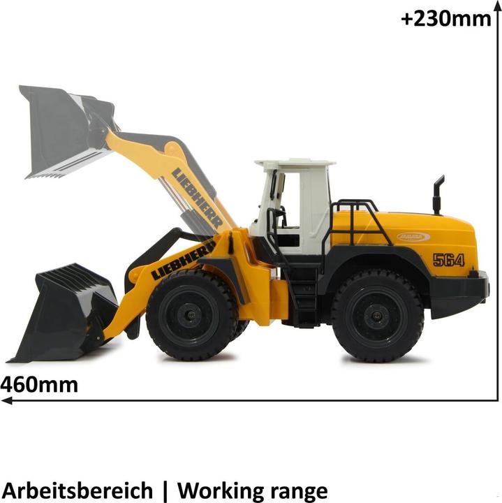 Actual product image Jamara wheel loader Liebherr 564