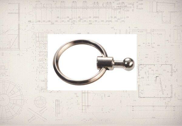 Produktbild Troika Ersatzring PATENT Chrome Schwarz