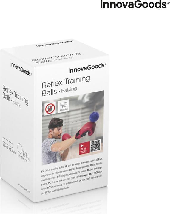 InnovaGoods Trainings- und Reflexball-Set Balxing (3.80 cm, 0.03 kg)