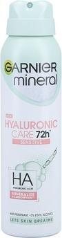 Garnier Hyaluronic Sensitive Care Deodorant for Women 72h Protection Spray 150ml (Spray, 150 ml)