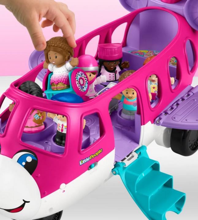 Immagine prodotto Fisher-Price L'aereo dei sogni di Little People Barbie (D, QE, F)