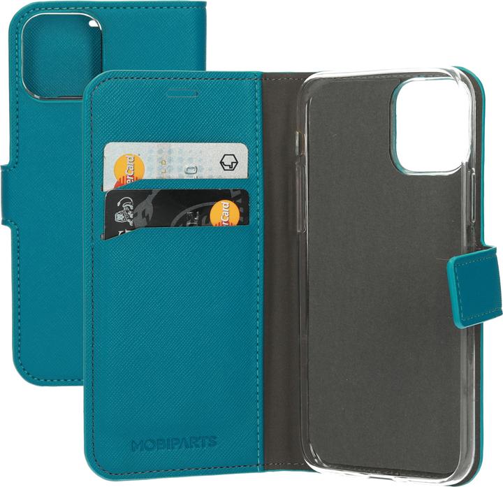Actual product image Mobiparts Saffiano Wallet Case Apple iPhone 11 Pro Turquoise (Apple iPhone 11 Pro)