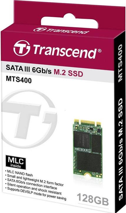 Actual product image Transcend Mts400s (128 GB, M.2 2242)
