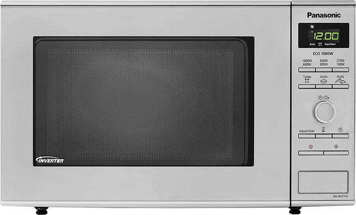 Image du produit Panasonic - NNSD27HSUPG - Magnetron - Solo - 23 liter - Inverter technologie - 1000 watt - RVS (23 l)