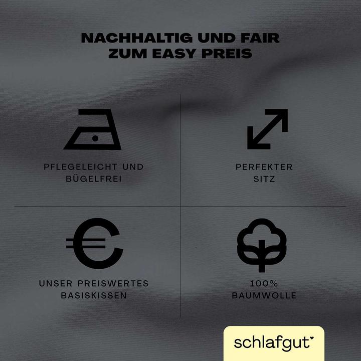 Produktbild schlafgut Easy Jersey (Duvetbezug, 40 x 80 cm)