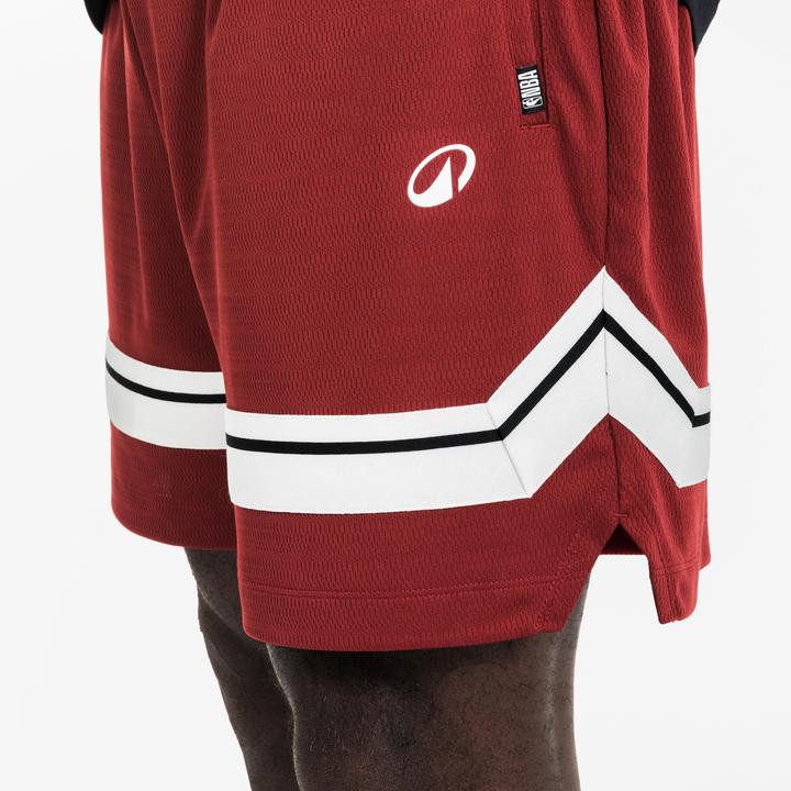 Actual product image Tarmak Men's/Women's Basketball Shorts SH 900 AD NBA - Red Burgundy (S)