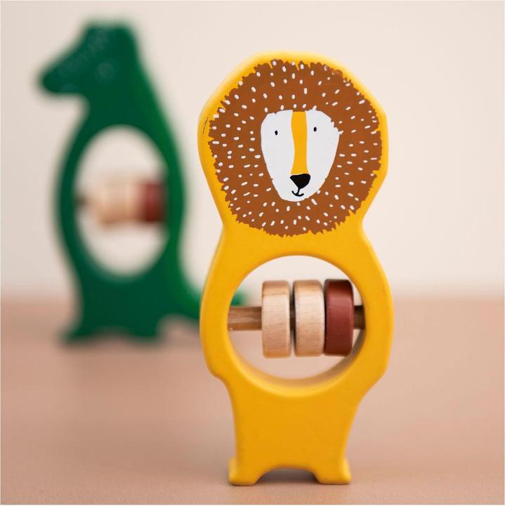 Actual product image Trixie Baby Houten rammelaar - Mr. Lion