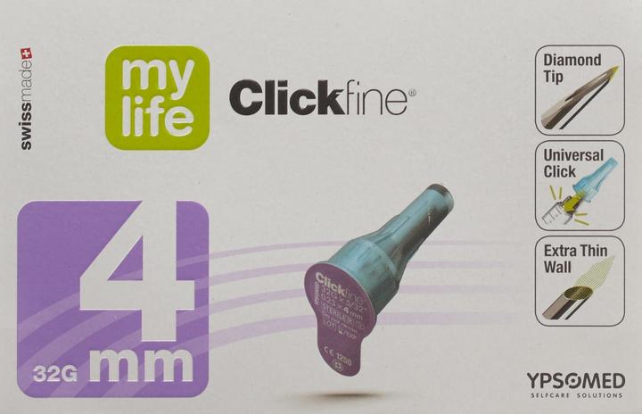 Actual product image Mylife Clickfine pen needles (Pen needles + disposable needles)