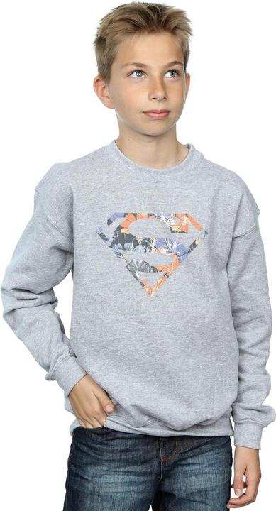 Immagine prodotto Superman Floral Logo 2 Felpa Ragazzi (140, 146)