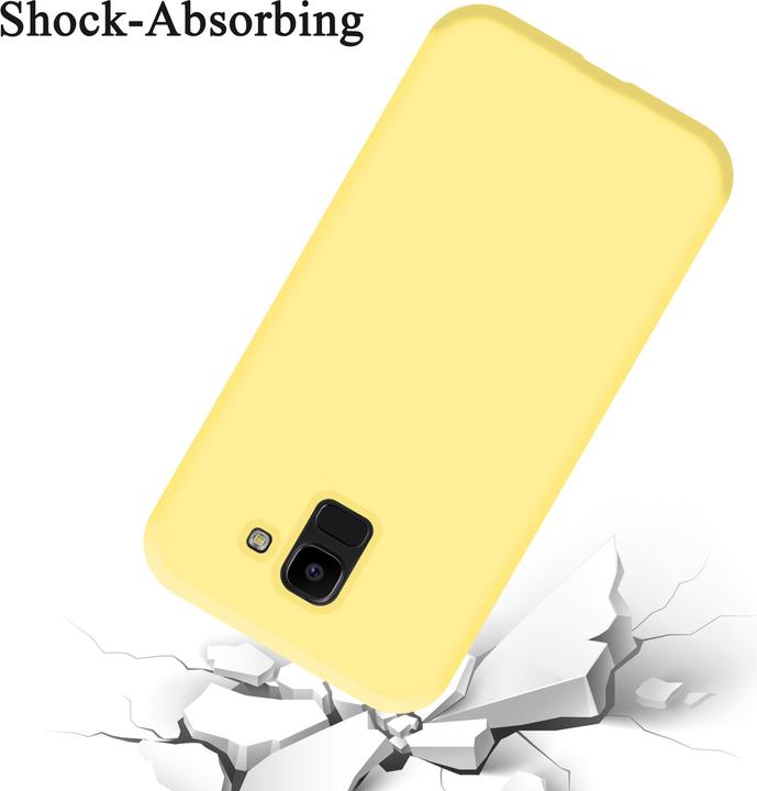 Actual product image Cadorabo TPU Liquid Silicone Case Cover (Samsung Galaxy J6 (2018))