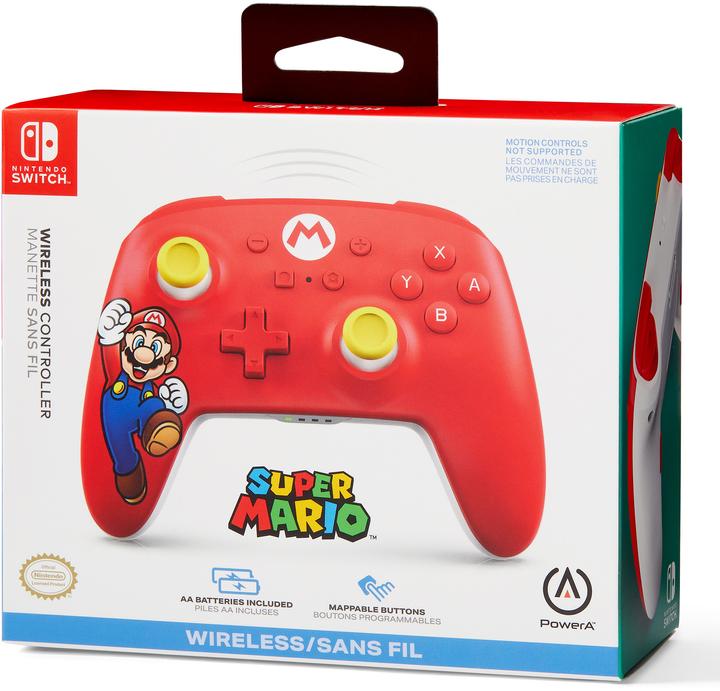 Actual product image PowerA Nintendo Switch Controller - Mario (Switch, Switch Lite, Switch OLED)