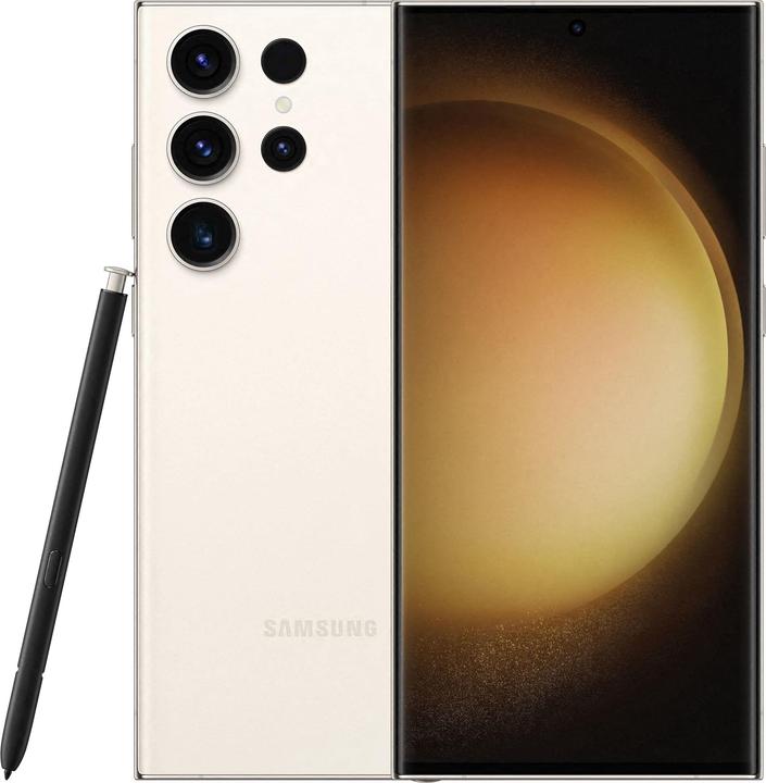 Actual product image Samsung Galaxy S23 Ultra (512 GB, Cream, 6.80", SIM + eSIM, 200 Mpx, 5G)
