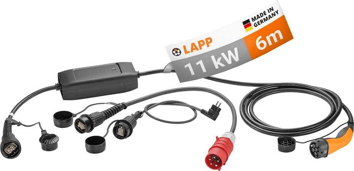 Produktbild Lapp Mobility Set mobile Ladestation Universal (Typ 2, 11 kW, 10 A, CEE 16)