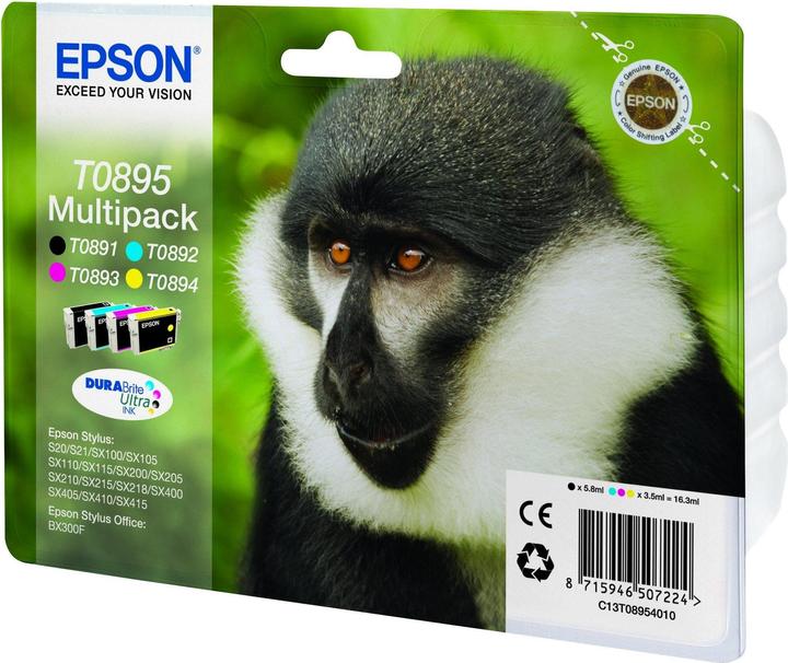 Immagine prodotto Epson T0895 DuraBrite Ultra Multipack (M, FC, Y, C)