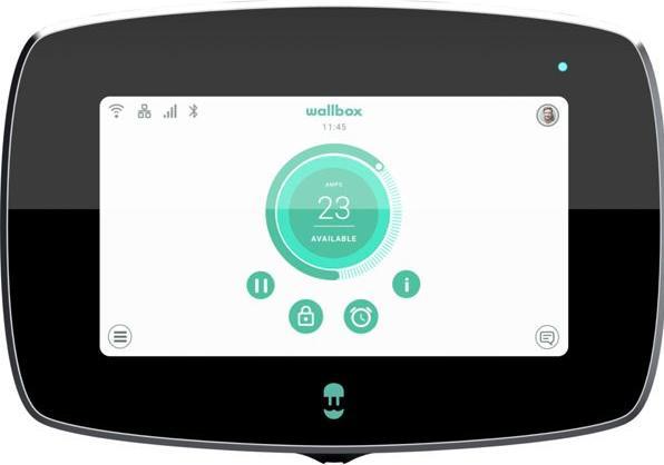 Image du produit Wallbox Chargeur Commander 2 pour véhicules électriques, câble de 5 mètres Type 2, 11kW, OCCP + RFID + DC (Type 2, 11 kW, 16 A)