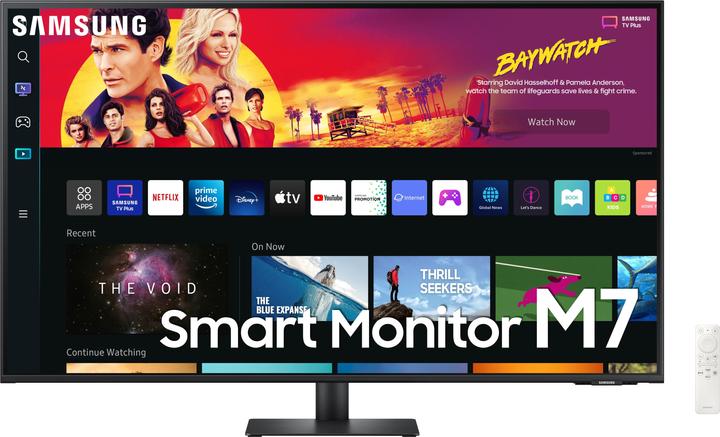 Samsung Smart Monitor M7 LS43BM700UPXEN (3840 x 2160 Pixels, 43")