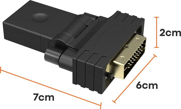 Actual product image Avizar HDMI / DVI adapter (DVI, 9 cm)