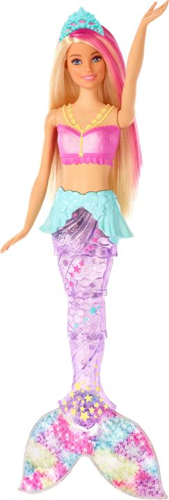 Image du produit Barbie Sirène Lumieres & Danse Aquatique Blonde - Poupée Mannequin - 3 ans et +