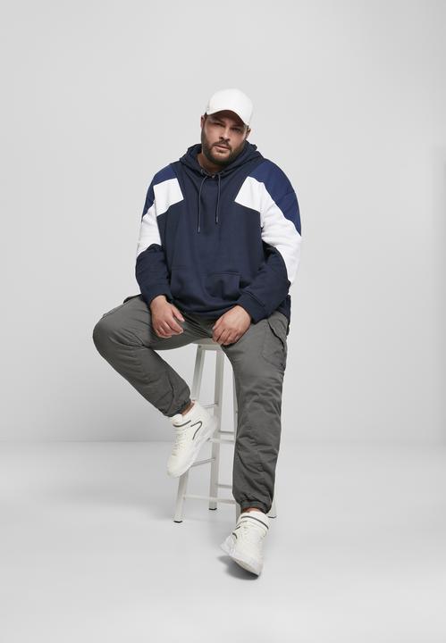 Image du produit Urban Classics Oversize 3-Tone Hoody (M)